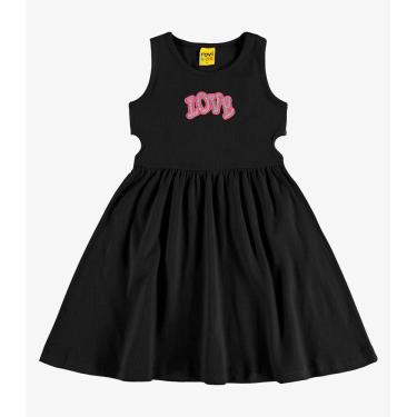 Imagem de Vestido em Ribana 2x1 Rovi Kids Preto