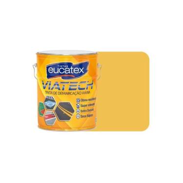 Imagem de Tinta Viária Eucatex 18L Resistência Para Sinalização, Amarelo