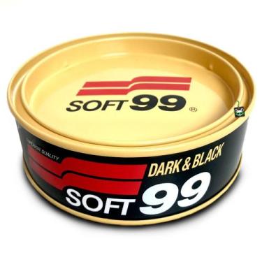 Imagem de Cera Automotiva Carnaúba Dark Black Carro Brilho Proteção 100g Soft99 