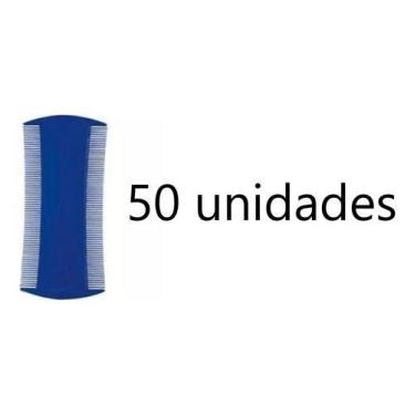 Imagem de 50 Un. Pente Fino Mata Piolho Lêndeas Acaba Coceira  - Abelha Rainha