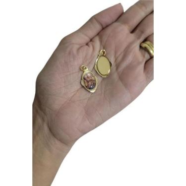 Imagem de Kit 100 Medalhas São Paulo Apostolo 2cm Dourada - caf