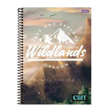 Imagem de Caderno Espiral Universitário Foroni Capa Dura Cliff Masculino 20 Maté