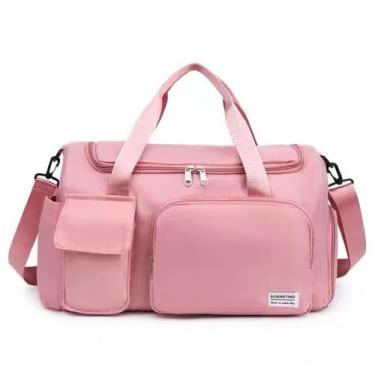 Imagem de Bolsa Mala Academia Viagem Transversal Casual - oem, Rosa