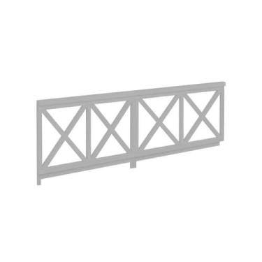 Imagem de Grade de Proteção Dupla 100cm Casatema MadeiraOriginals Cinza