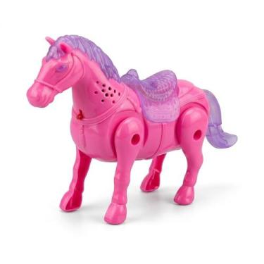 Imagem de Cavalo Brinquedo Anda Sozinho Cavalinho Luz Som Infantil Interativo Pi