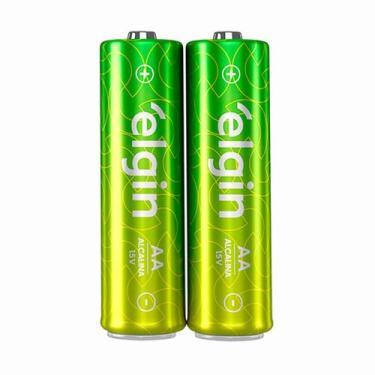 Imagem de Pilha Alcalina Elgin AA 1.5v Cartela Com 2 Unidades