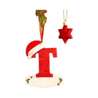 Imagem de Decoração De Árvore De Natal Com 26 Letras Em Acrílico DIY, Ornamento 