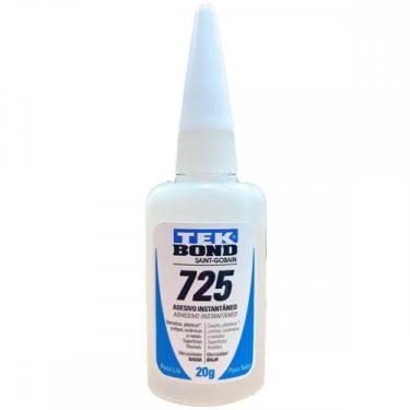 Imagem de Cola Instantanea Tekbond 725 - Baixa Viscosidade - Bico Tipo ''B'' Mai
