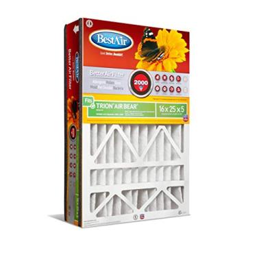 Imagem de BestAir AB1625-11R, MERV 11, 40,6 cm x 63,5 cm x 12,7 cm, filtro de forno de limpeza única, Trion Air Bear, Supreme, Skuttle, GeneralAire, Source1 e Ultravation