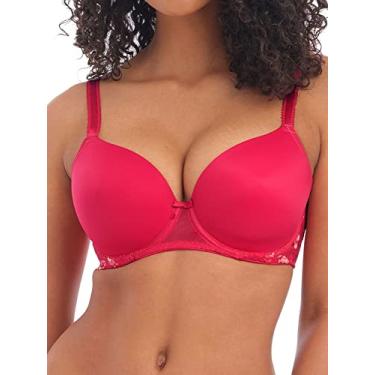 Imagem de Freya Sutiã feminino Awakening Demi Plunge com aro moldado, Vermelho, 38D