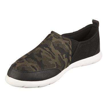 Imagem de isotoner Tênis masculino Zenz Active Slip-On: sapatos casuais ultramacios com suporte flexível e malha respirável, Camuflagem/Loden, 39