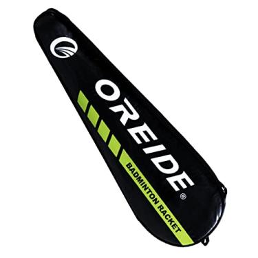 Imagem de Fancyes Capa de raquete de badminton bolsa pá para transporte petecas porta raquete para mulheres unissex tênis esportes ao ar livre, Verde