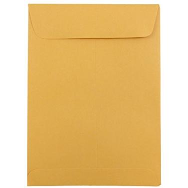 Imagem de Envelope Kraft marrom de ponta aberta de 12,7 cm x 19 cm da JAM Paper, 50 per Pack