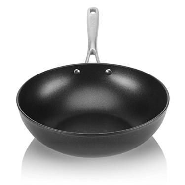 Imagem de TECHEF - Coleção Ônix, frigideira Wok/Stir-Fry de 30,5 cm, revestida com revestimento antiaderente de teflon Platinum (sem PFOA)