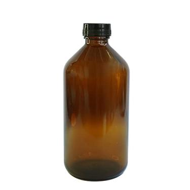 Imagem de Frasco De Vidro 200ml C/Tampa E Batoque (10 Unidades) (Preto)