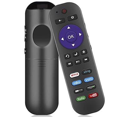 Imagem de Gvirtue Controle remoto universal aplicável para TCL Roku TV Remote Todas as TVs TCL Roku Smart LED QLED