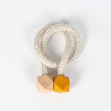 Imagem de 1 peça fivela magnética de cortina fivela de cortina simples acessórios para casa sem perfurações, vinho de arroz de arroz