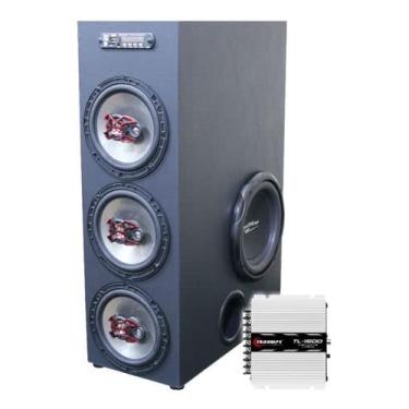 Imagem de Caixa Acústica Bluetooth Usb Aux Torre 850w Modulo Taramps