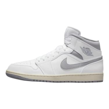 Imagem de Jordan 1 Mid Men's White/Stealth 554724-135 12.5