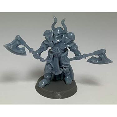 Imagem de Hero Creations – Guerreiro do Caos – Miniatura para Dungeon e Dragões – Pathfinder – Jogo de RPG-Tabletop – Jogo de Guerra (cinza)
