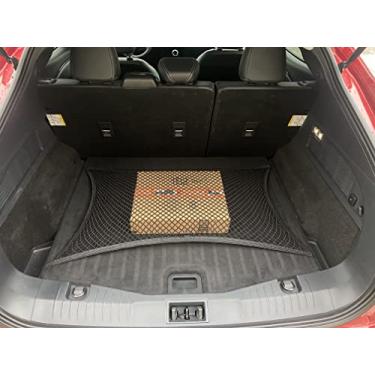 Imagem de Rede de carga para porta-malas estilo piso para Ford Mustang Mach E 2021 - 2022 Acessórios de carro - Organizadores e armazenamento de porta-malas premium - Rede de carga para SUV crossover - Organizador de porta-malas para Mustang Mach E