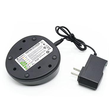 Imagem de MOOKEENONE Carregador de bateria Walkie de rádio inteligente 12V 1A para Motorola CP150 CP200 CP040 PR400 EP450 GP3138 GP3688