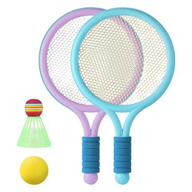 Imagem de UGPLM Raquete de Tênis de Badminton Infantil Durável para Treinamento Iniciante,