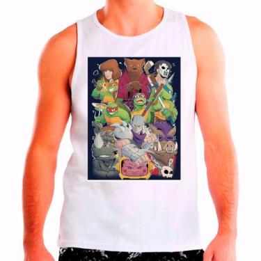 Imagem de Camiseta Tartaruga Ninja Desenho Masculina - Design Camisetas