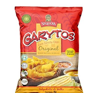 Imagem de Salgadinho de Milho Nachos Mexicanos Garytos Tortilla Chips 120g