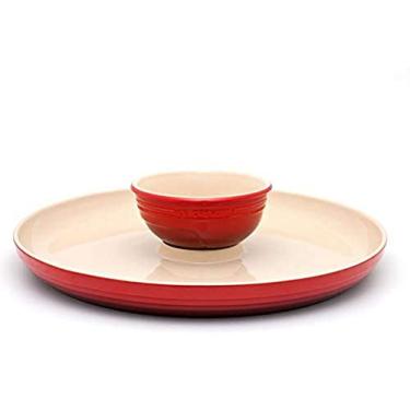 Imagem de Le Creuset Prato para Aperitivo 35cm Vermelho