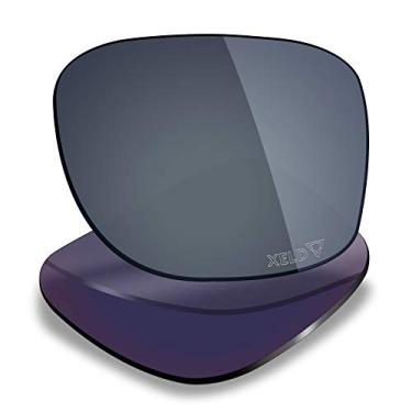 Imagem de Mryok Lentes de substituição para Oakley Holbrook Metal OO4123 55 mm - Opções, Xeld Polarizado - Spawn Black, One Size