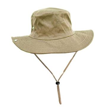 Imagem de Chapéu Cor Caqui Passeio Camping Pesca Australiano 1 Unidade