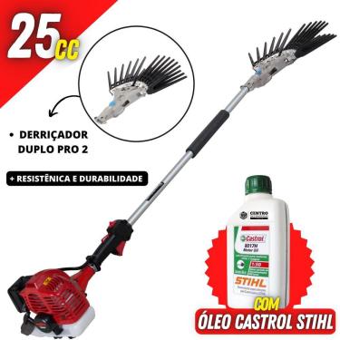 Imagem de Derriçadeira Kawashima Premium de Café Haste de 1100mm e Kit Garra Duplo Pro 2 Ideal Pa...