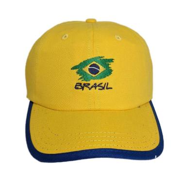 Imagem de Boné SPR Dad Hat Brasil Unissex - Amarelo e Azul-Unissex