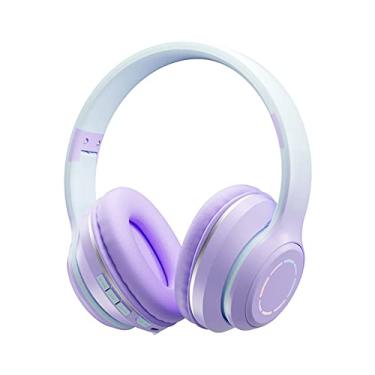 Imagem de Wirel BT Headphone Fashion Headset with Built-in crophone Wired and Support Memory Card for Phones Tablets PC Laptop Boys Girls Friends Gang