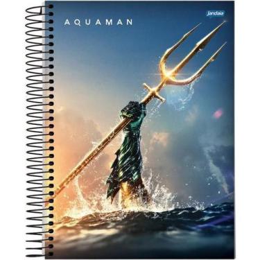 Imagem de Caderno 10 Matérias Aquaman 200 Folhas Jandaia