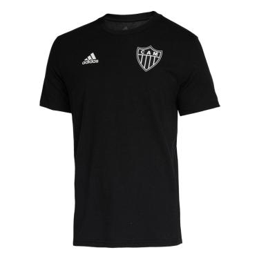 Imagem de Camiseta Concentração Atletico Mineiro-Preto Adidas-Masculino