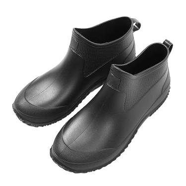 Imagem de Sapatos de Chuva, Sapatos de Chuva Impermeáveis ​​Botas de Chuva Antiderrapantes de Tubo Curto Sapatos de Chuva para Lavagem de Carros Atividades Ao Ar Livre Lavagem de Carros (44)
