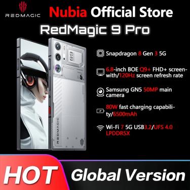 Funda de silicona para juegos Nubia Red Magic 9 Pro Plus 8S 8 7 6