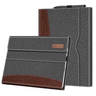 Imagem de Fintie Capa para Microsoft Surface Pro 9 / Pro 9 5G (2022) de 13 polegadas – Capa de negócios com portfólio de visualização de vários ângulos com bolso e suporte para caneta Stylus, compatível com tec