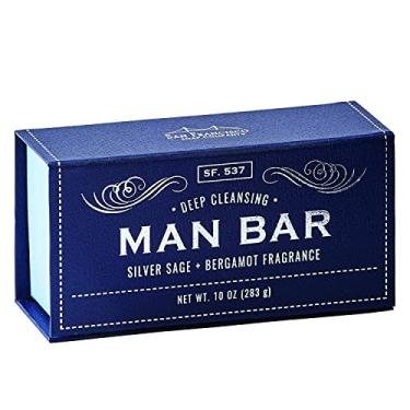 Imagem de San Francisco Soap Sabonete Company Man Bar 283 g - Silver Sage & Bergamot