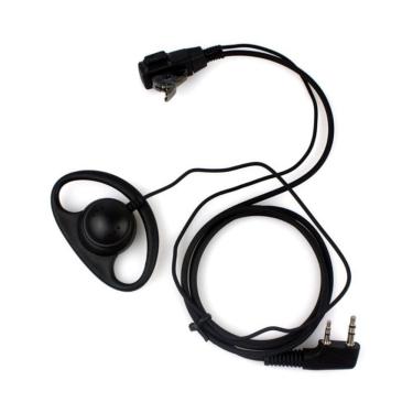 Imagem de Microfone PTT de fone de ouvido para rádio bidirecional