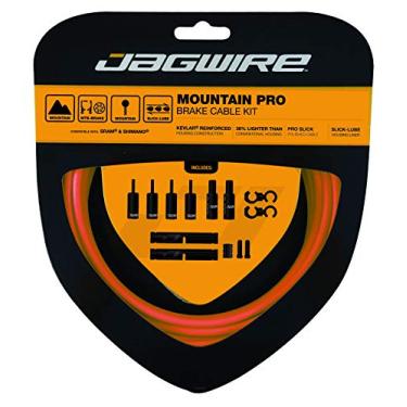 Imagem de Jagwire Mountain Pro Kit completo de cabos de freio - Laranja