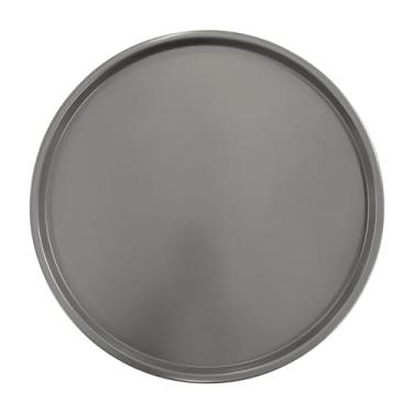 Imagem de Supreme Housewares Assadeira redonda de aço antiaderente para forno, bandeja de pizza, formas de torta para utensílios de cozinha, cinza, forma de pizza de 35 cm