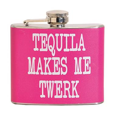 Imagem de Tequila Makes Me Twerk Frasco de aço inoxidável de 142 ml