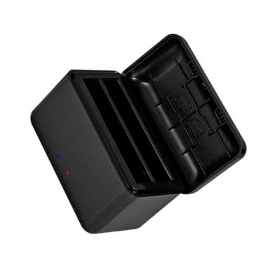 Imagem de Caixa de carregamento portátil com 2 baterias de armazenamento carregador USB tipo C para bateria Insta360 X4