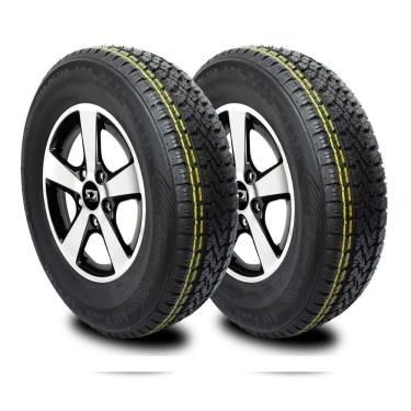 Imagem de Jogo 2 Pneus 185r14 Remoldado 8 Lonas Carga