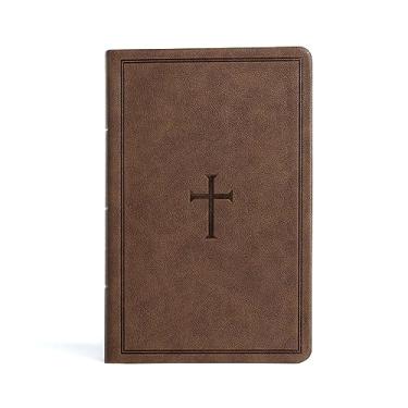 Imagem de CSB Large Print Personal Size Reference Bible, Brown Leathertouch, Indexed: Csb Personal Size Reference Bible, Brown Leathertouch