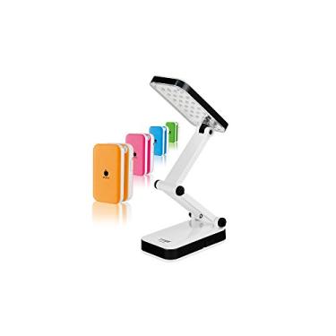 Imagem de LUMINARIA DE MESA LUZ DE EMERGENCIA DOBRAVEL ARTICULAVEL PARA ESCRITORIO LEITURA C/ 24 LEDS