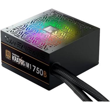 Imagem de Fonte Gamdias Kratos M1 750 Watts 80 Plus RGB-Unissex